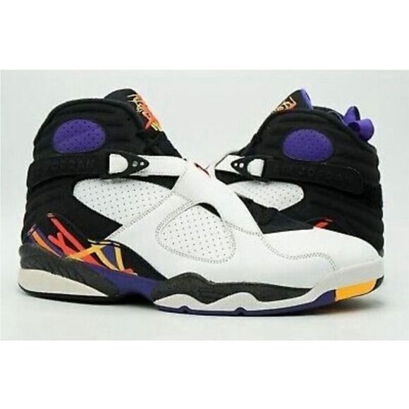 Nike Mens 8.5 Air Jordan Retro Three Peat Sneaker Multicolor Athletic Streetwear